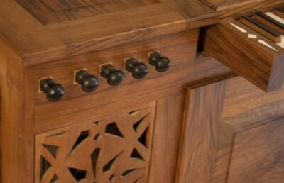 Truhenorgel - organo cassapanca 5/II+P