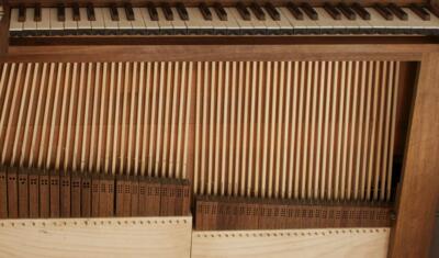 Truhenorgel - organo cassapanca 5/II+P