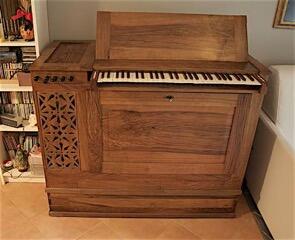 Truhenorgel - organo cassapanca 5/II+P