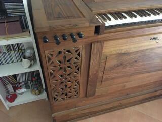 Truhenorgel - organo cassapanca 5/II+P